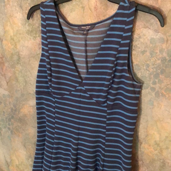 Peter Som Dresses & Skirts - Peter Som Blue Stripe Dress
